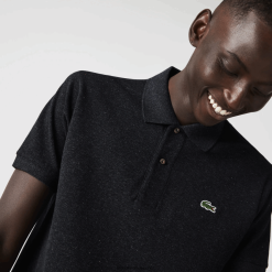 Lacoste polo original l.12.12 negru 0H6PD4129 bărbați gri el6