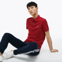 Lacoste polo original l.12.12 slim fit 0H6PD41199 bărbați doctor roșu