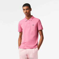 Lacoste polo original l.12.12 slim fit 0H6PD4190 bărbați roz 2r3