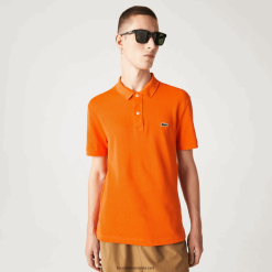 Lacoste polo original l.12.12 slim fit 0H6PD4876 bărbați portocaliu z4d