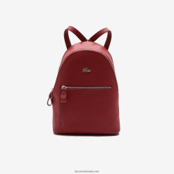 Lacoste rucsac zilnic clasic din pânză piqué 0H6PD42845 femei bordeaux c88
