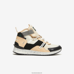 Lacoste run breaker piele color-pop pantofi outdoor 0H6PD41792 bărbați alb-negru 454