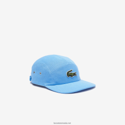 Lacoste șapcă girolle din bumbac organic 0H6PD42154 bărbați albastru l99