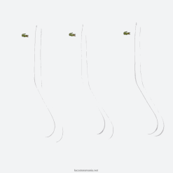 Lacoste șosete sport cu tăietură înaltă, pachet de 3 0H6PD4538 bărbați alb z92