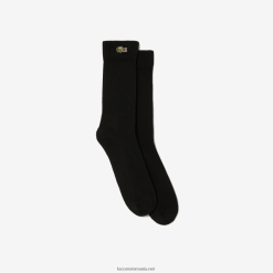 Lacoste șosete sport din bumbac elastic cu tăietură înaltă 0H6PD41935 bărbați negru 031