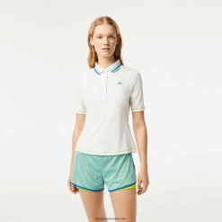 Lacoste tenis polo piqué ultra-uscat 0H6PD42366 femei alb 70v