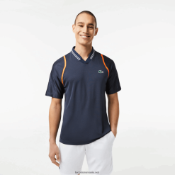 Lacoste tenis x daniil medvedev polo 0H6PD4235 bărbați albastru kxe