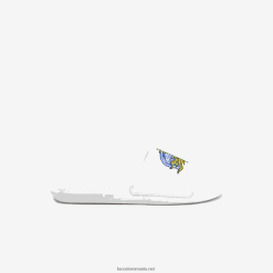 Lacoste tobogane sintetice croco 0H6PD41768 bărbați alb/verde 082