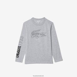 Lacoste tricou cu imprimeu crocodil 0H6PD43159 băieți grey chine cca