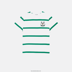 Lacoste tricou din jerseu de bumbac cu decolteu roșu brodat tenis 0H6PD4805 bărbați alb verde fxt