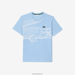 Lacoste tricou loose fit din bumbac - marime plus - inalt 0H6PD4135 bărbați hbp albastru