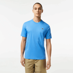 Lacoste tricou sport respirabil 0H6PD450 bărbați albastru l99