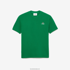 tricou din bumbac piqué cu logo lacoste x awake ny 0H6PD4892 bărbați verde mee